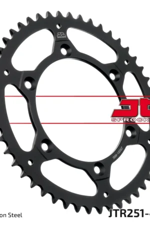 Flitsaanbieding JT SPROCKETS - REAR STEEL SC 49T, 520 - Sprockets - SELF CLEANING